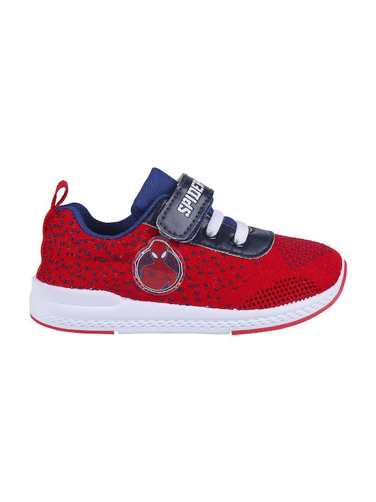 Disney Παιδικά Sneakers Spiderman για Αγόρι Κόκκινα