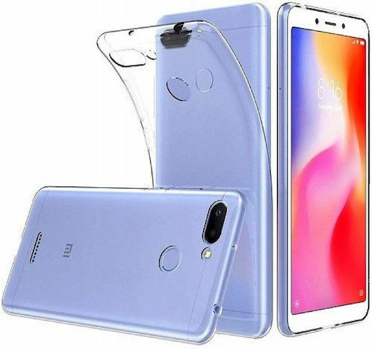 Ultra Slim Back Cover Silicone 0.5mm Transparent (Redmi 6)