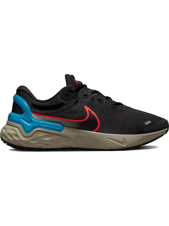 Nike Renew Run 3 Dk Ανδρικά Αθλητικά Παπούτσια Running Μαύρα