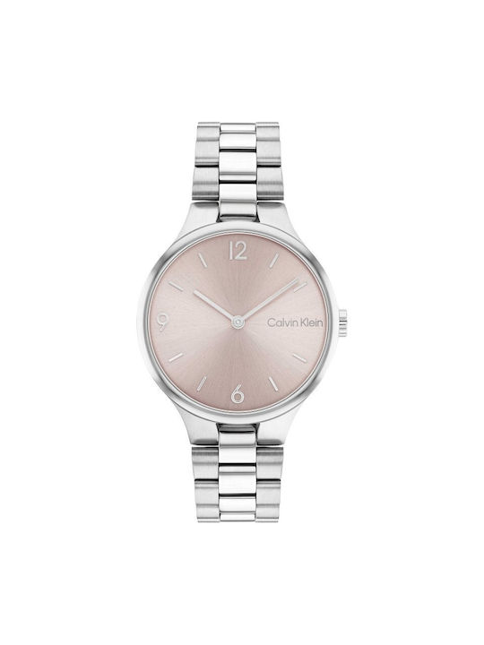 Calvin Klein Uhr mit Silber Metallarmband