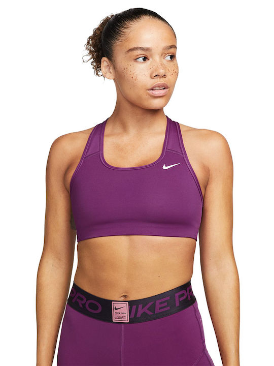Nike Swoosh Medium Support Γυναικείο Αθλητικό Μ...