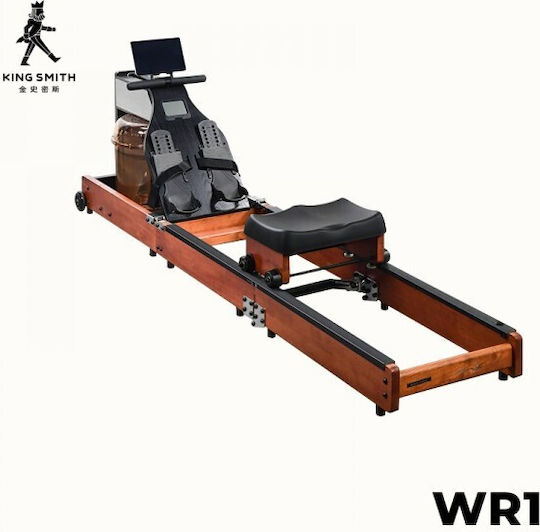 KingSmith Tri-Fold Water Rower Wooden Οικιακή Κωπηλατική Νερού για Χρήστη έως 120kg