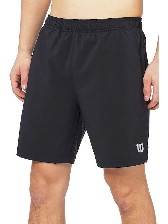 Wilson Power Twin 7 WRA778906 Ανδρικό Σορτς Μαύρο