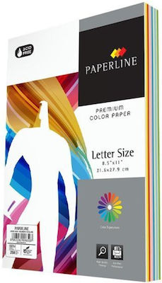 Paperline Premium Color Paper Druckpapier A4 160gr/m² 5x250 Blätter Mehrfarbig 09035------2