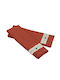 Greenwich Polo Club Towel from 100% Cotton in Red Color 30x45cm 2pcs