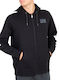Sweatshirt für Herren mit Kapuze Schwarz