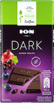 ION Dark Chocolate Dark Super Fruits with Stevia 60gr 1pcs