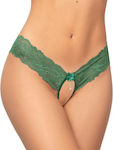 Milena by Paris 1591 Femei Sexy Șir de caractere cu decupaje Boxer Verde 001591-Πράσινο