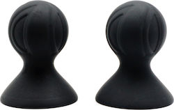 Kinksters Nipple Suckers Black 2pcs