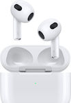 Apple AirPods (3rd generation) with Lightning Charging Case Ohrstöpsel Bluetooth Freisprecheinrichtung Kopfhörer mit Schweißbeständigkeit und Ladehülle Weiß