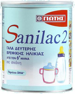 Γιώτης Γάλα σε Σκόνη Sanilac 2 για 6m+ 800gr