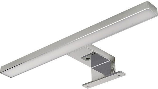Geyer Modern Wall Lamp with Integrated LED and Natural White Light Silver 30cm