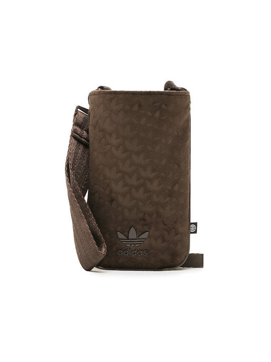Adidas Ανδρική Τσάντα Ώμου / Χιαστί σε Καφέ χρώμα