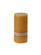Zaros Decorative Candle Ochre 7x14cm CA347