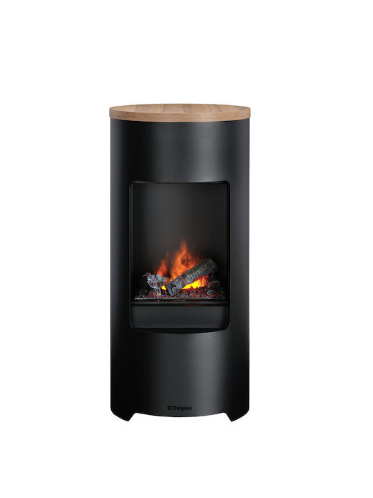 Dimplex Fyr 127 Επιδαπέδιο Ηλεκτρικό Τζάκι 2000W 60.6x131cm Μαύρο