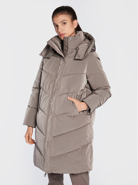 Calvin Klein Μακρύ Γυναικείο Puffer Μπουφάν για...
