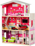 Ecotoys Wooden Dollhouse