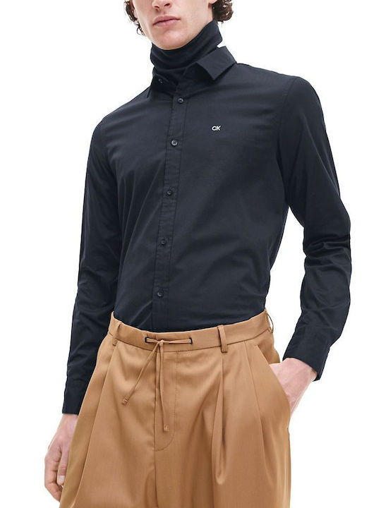Calvin Klein Long Sleeve Overshirt Narrow Fit B...