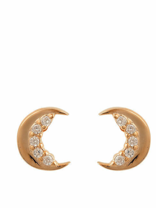 Sava Jewellery Cercei din Argint Placat cu aur cu Pietre