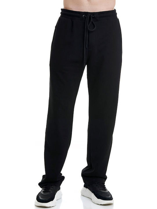 Παντελόνι Φόρμας με Λάστιχο Μαύρο