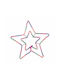 TnS Plastic Illuminated Christmas Decorative Pendant Star 55x55cm with Program