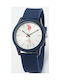 U.S. Polo Assn. Michael Watch Battery with Blue Rubber Strap