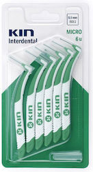 Kin Interdental Μεσοδόντια Βουρτσάκια 6τμχ Kin Interdental Μεσοδόντια Βουρτσάκια 6τμχ