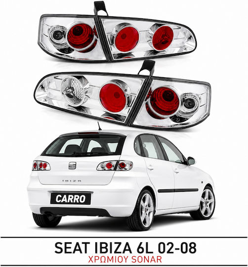 Sonar Πίσω Φανάρια για Seat Ibiza 6L 2002-2008 2τμχ