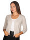 Beige Damen Bolero