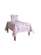 Viopros Viopros Christmas Tablecloth Fabric Stars 180x140cm