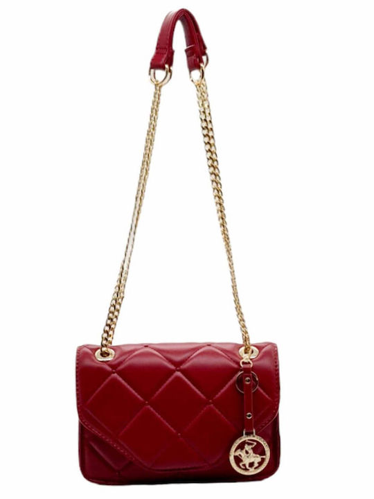 Beverly Hills Polo Club Women's Bag Shoulder Burgundy