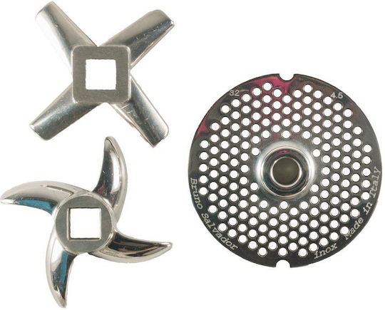 Lame Italia Salvador Νο32 Meat Grinder Plate No 32 with Hole 6mm