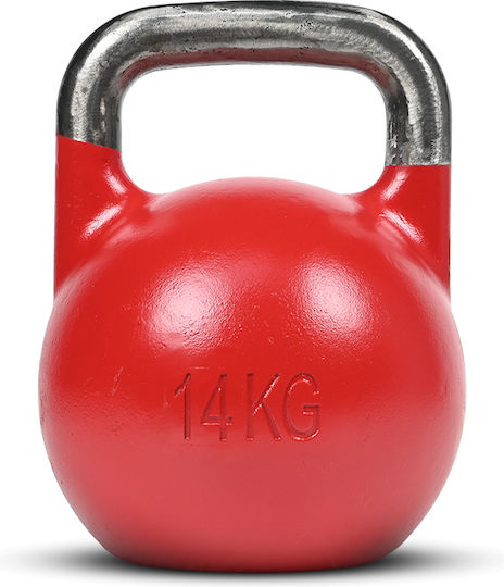 X-FIT TDB 1033 Kettlebell Cast Iron 14kg Red
