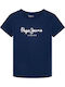 Παιδικό T-shirt Navy Μπλε