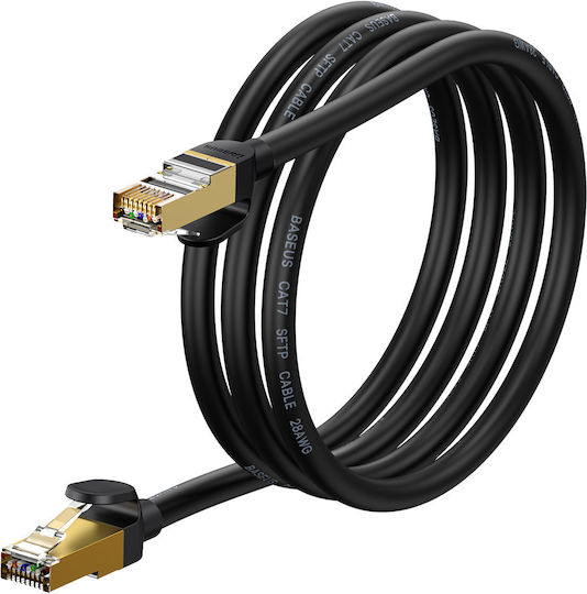Baseus U/UTP Kat.7 Ethernet-Netzwerkkabel 1.5m Schwarz 1Stück