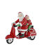 Iliadis Santa Claus Red 30x24x12cm in Vespa