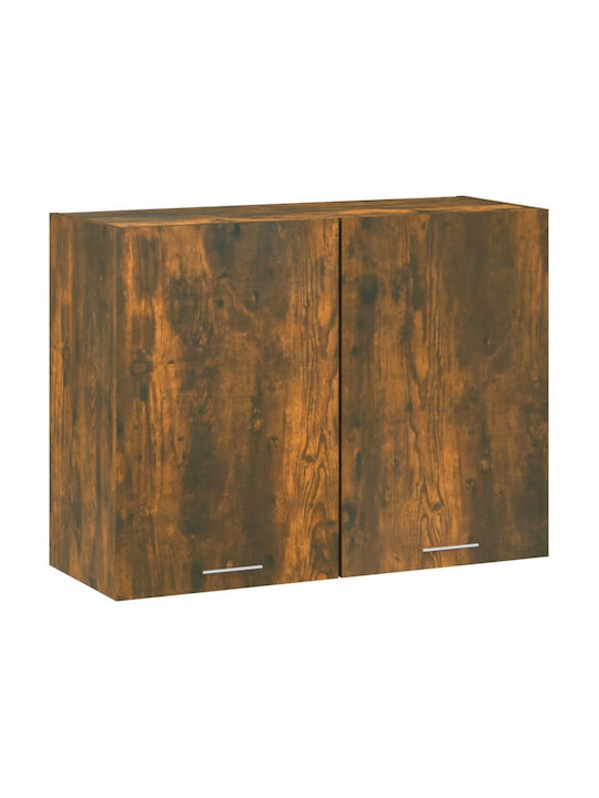 Cabinet de bucătărie Agățat 80x31x60cm Καπνιστή Δρυς