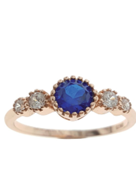 Sava Jewellery Γυναικείο Δαχτυλίδι από Ασήμι Επιχρυσωμένο Sava Jewellery Γυναικείο Δαχτυλίδι από Ασήμι Επιχρυσωμένο