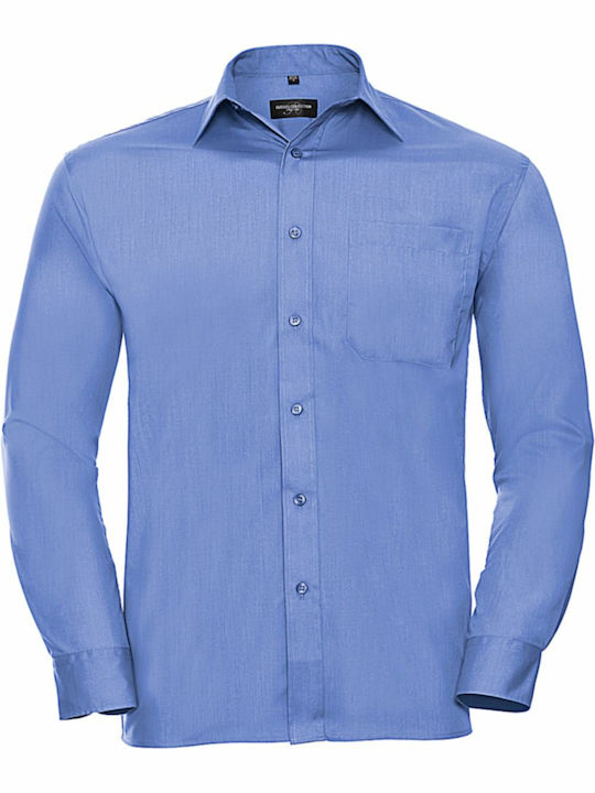 Russell Europe Long Sleeve Men's Shirt in Regul...