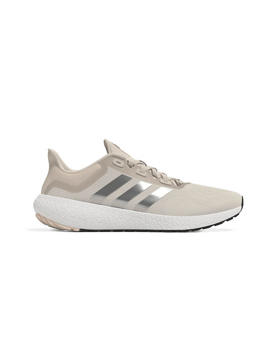 adidas Pureboost 22 Damen Sportschuhe Laufen Beige