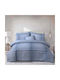 Lino Home Roka Kissenbezug-Set mit Umschlagumschlag Grey 50x70cm.