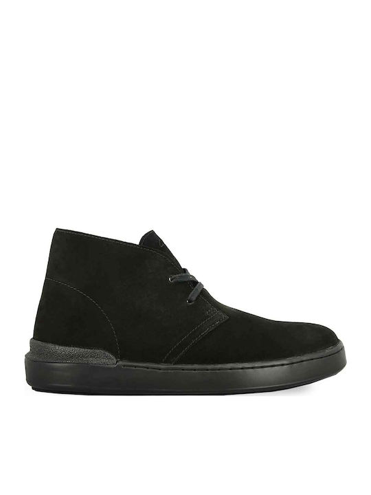Courtlite Dbt Suede Μαύρα Ανδρικά Μποτάκια