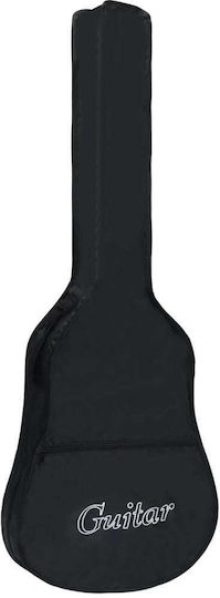 vidaXL Hülle Klassische Gitarre 3/4 Schwarz