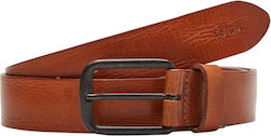 S.Oliver Men's Leather Belt Tabac Brown