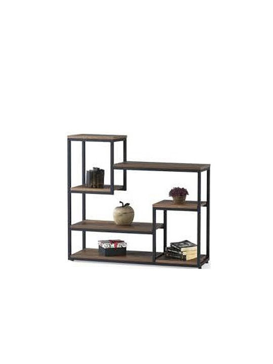 Bookcase 100x30x92cm Black / Sonoma