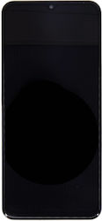 Samsung Οθόνη Service Pack με Μηχανισμό Αφής και Πλαίσιο για Galaxy A23 4G (Μαύρο)