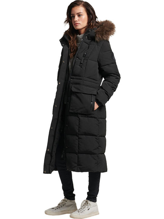 Superdry Everest Women's Long Puffer Jacket for...