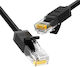 Ugreen U/UTP Cat.6 Cablu de rețea Ethernet 1.5m Negru 1buc