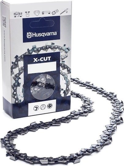 Husqvarna X-Cut Chainsaw Chain with Pitch .325", Gauge .043"-1.1mm & Number of Guides 51E