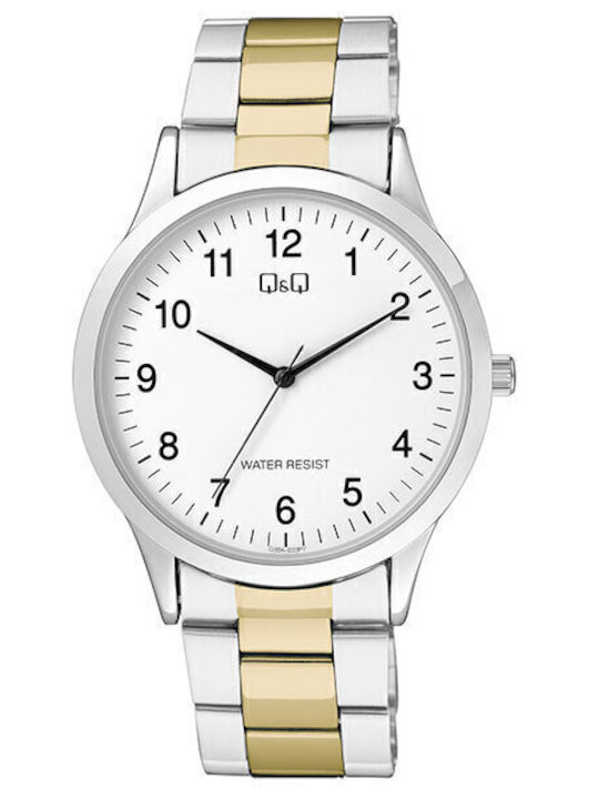 Q&Q Ceas Barbati 40mm Baterie cu Brățară din Metal